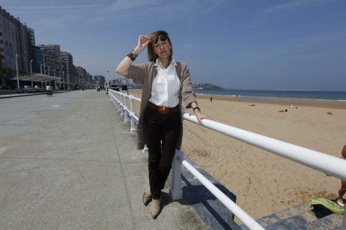 Henar Ortiz, en una foto de archivo en Gijón. 