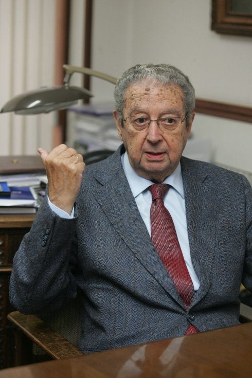 Claudio Fernández Junquera, en el despacho de su naviera, GJunquera, en 2013. 