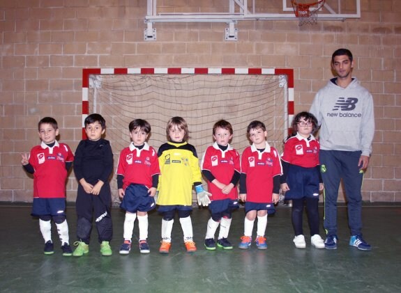 Equipo Santo Ángel A minibenjamín. 