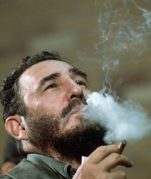 Fidel Castro, en una de sus imágenes icónicas.