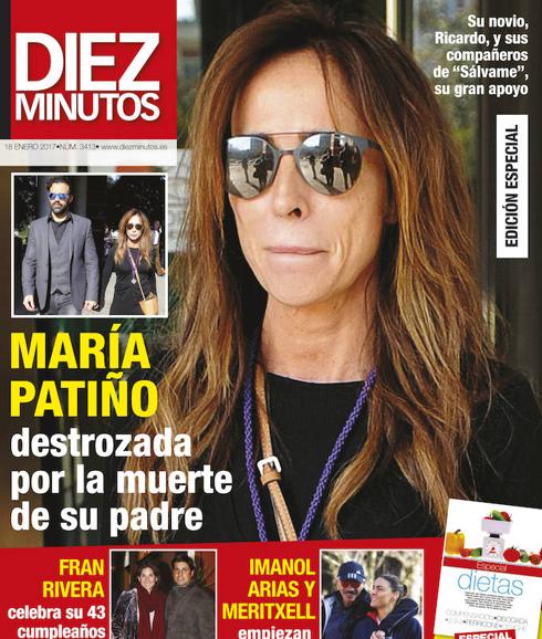 El momento más duro para María Patiño tras la muerte de su padre