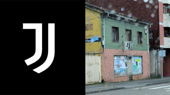 «El nuevo logo de la Juventus es igual que el de un 'puticlub' de Sotrondio»