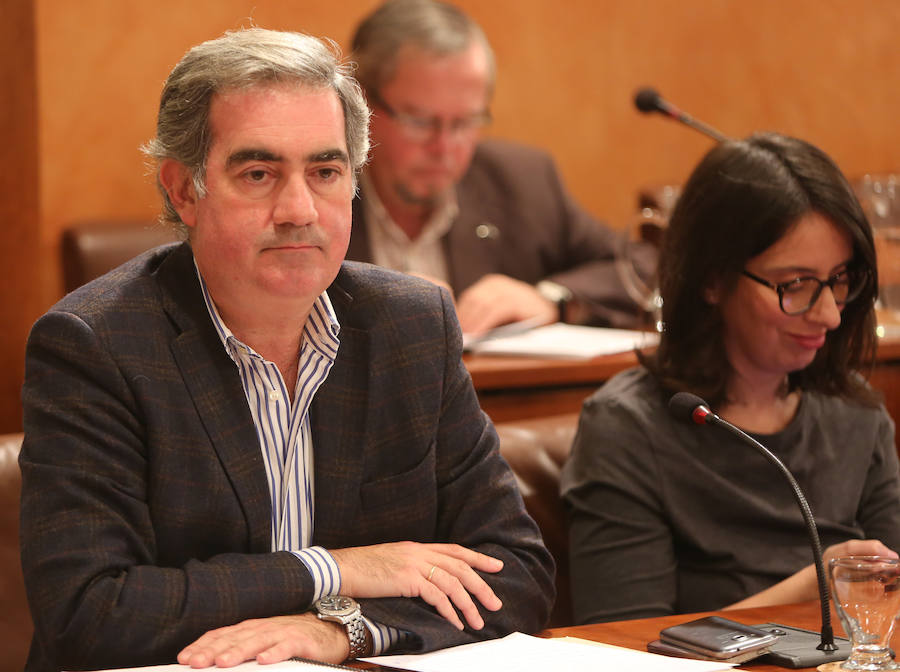 Carlos Rodríguez de la Torre, en un pleno 