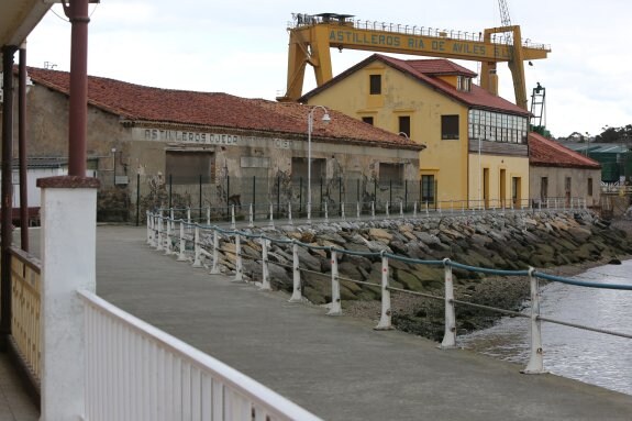 Antigua nave de astilleros Ojeda donde se construirá el Centro de Interpretación del Cañón. 