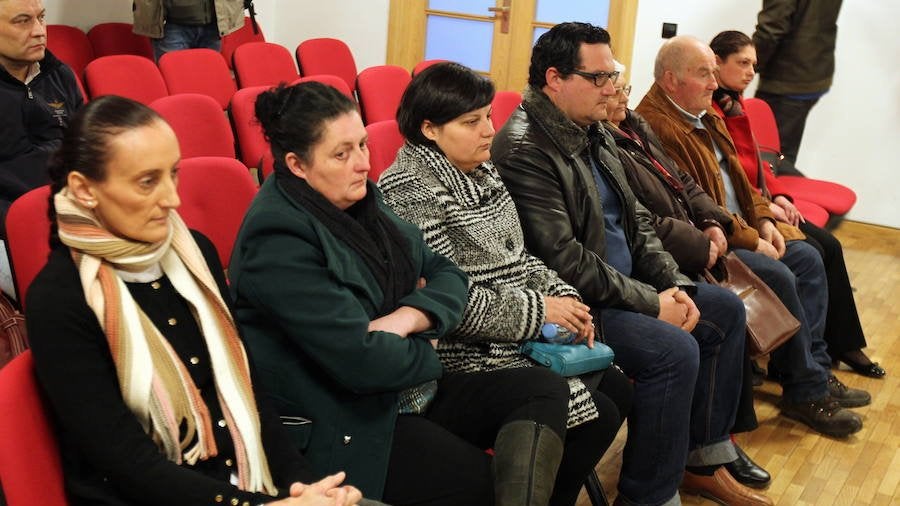 Los acusados, en el juicio celebrado en Lugo.