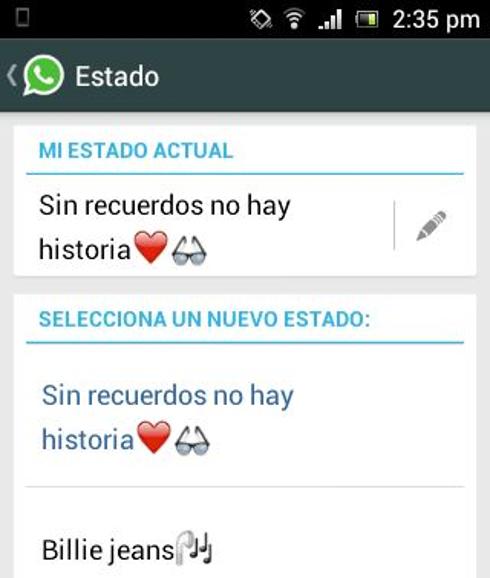 Whatsapp avisará del cambio de estado de tus contactos