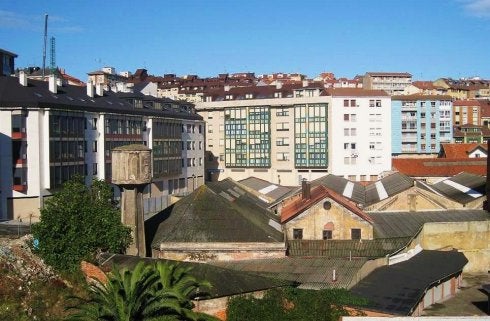 Naves del la fábrica de Albo afectadas por el nuevo plan. 