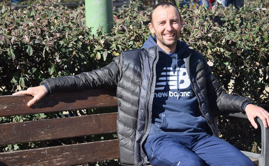 José Luis Capitán, en el barrio madrileño de Ciudad Lineal durante su última visita. 