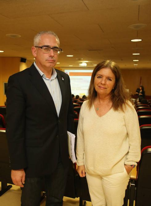 Antonio García y Dolores Escudero, en Cabueñes. 