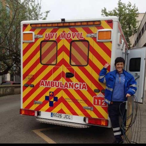 'Los médicos también mueren', la difícil despedida del SAMU de Asturias a una compañera fallecida