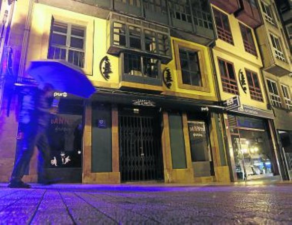 El exterior del Danny's club, situado en la calle la Luna. 