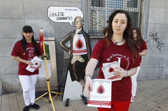 Campaña del IES Jovellanos para donar sangre