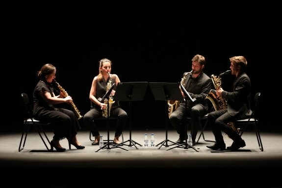 El Zirqum Quartet, durante su actuación. 