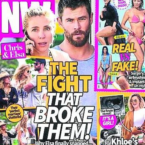 Elsa Pataky abronca a su marido