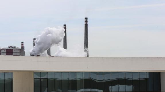 Vapor de agua saliendo de las baterías. 