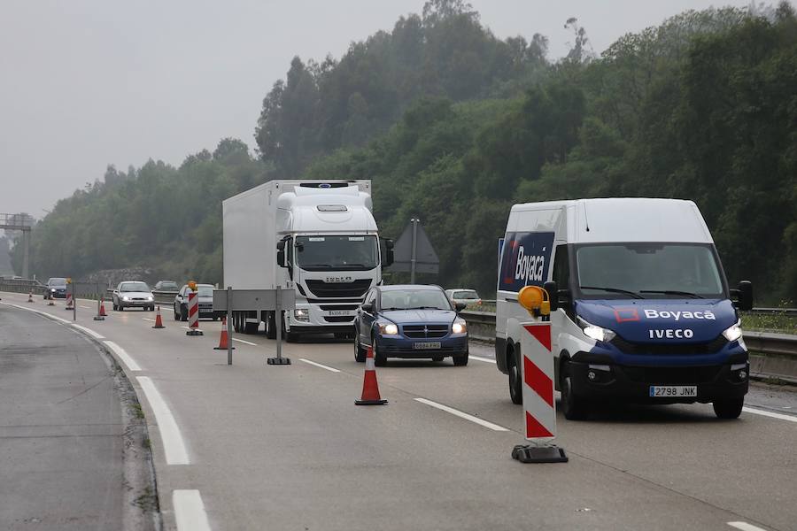 La circulación, a las nueve de la mañana, estaba descongestionada