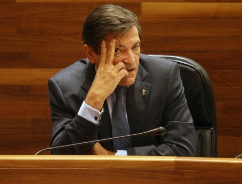 Fernández, en la Junta. 