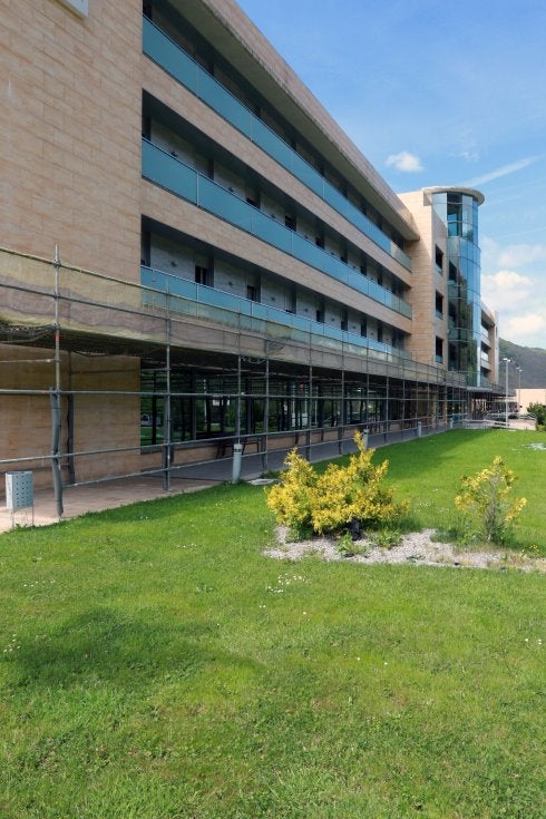 La residencia del Montepío en Felechosa. 