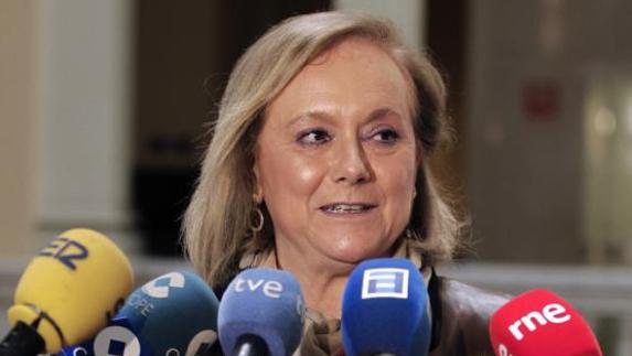 La presidenta del PP de Asturias, Mercedes Fernández.