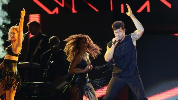 Ricky Martin, encantado con Gijón