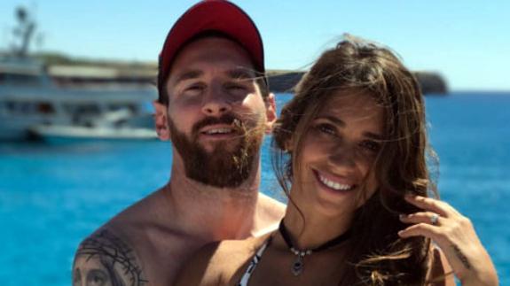 Lionel Messi y Antonella Roccuzzo: relax y mensajes de cariño a pocos días de su boda