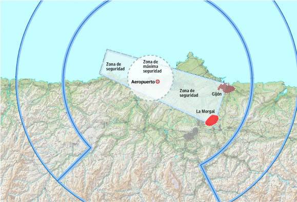 El aeropuerto tendrá nuevo espacio aéreo para salvar la operatividad de La Morgal