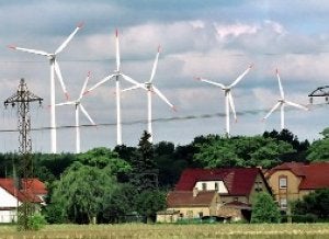 Vista de Klettwitz, Alemania, una de las áreas de Europa con más generadores de energía eólica. ::
AP