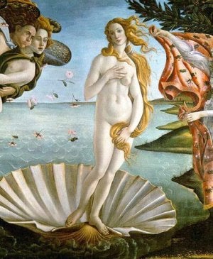 «La poeta pintora se representó a sí misma casi como la Venus de Botticelli». ::
E. C.