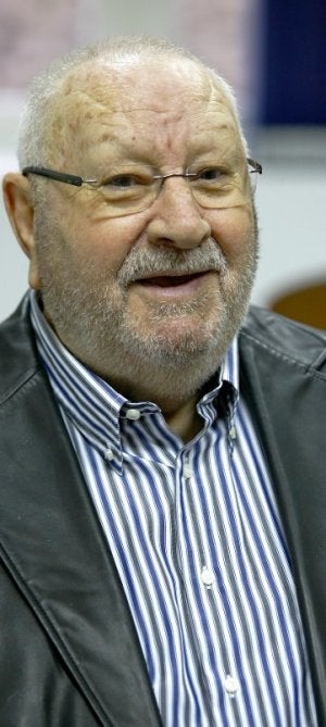 Florentino Suárez, en la redacción de LA VOZ. ::                             MARIETA