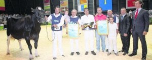 La ganadería Badiola triunfa en el concurso de la raza frisona