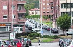 La plaza de La Paz acogerá una de las dos cámaras de videovigilancia. ::
PABLO NOSTI