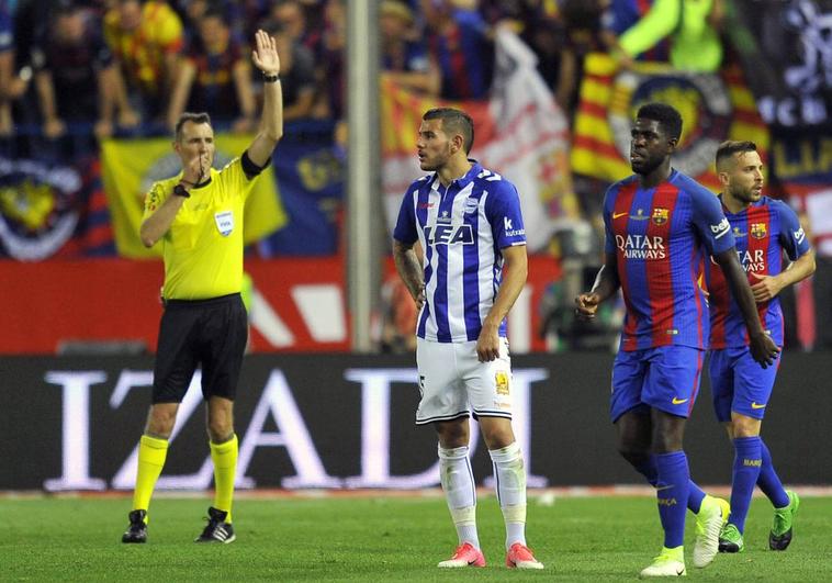 La polémica filtración del hijo de Negreira al Barça sobre el árbitro de la final de Copa con el Alavés