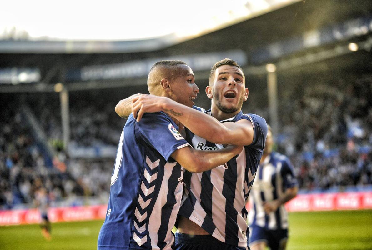 Deyverson ha sido el anotador del gol que ha dado la victoria al Alavés.