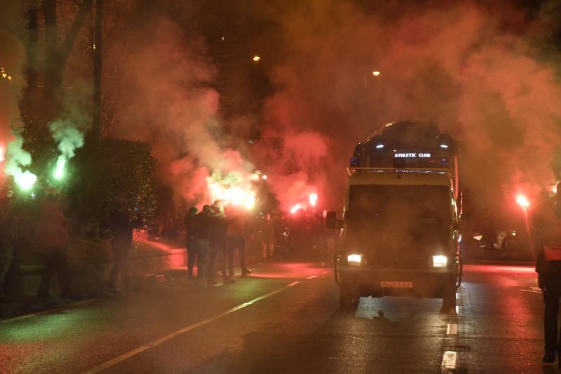 Partido ante el Barcelona en San Mamés