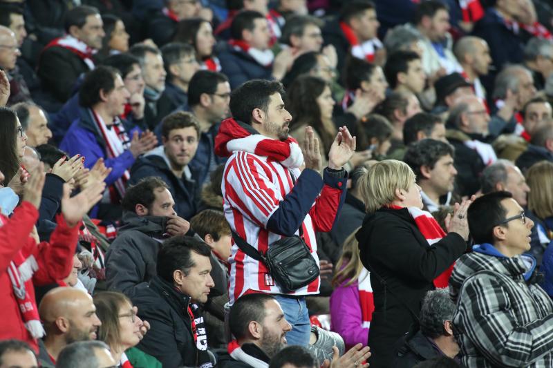 Partido ante el Barcelona en San Mamés