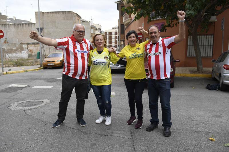 Fotos: Los hinchas del Athletic dan color a las calles de Villarreal
