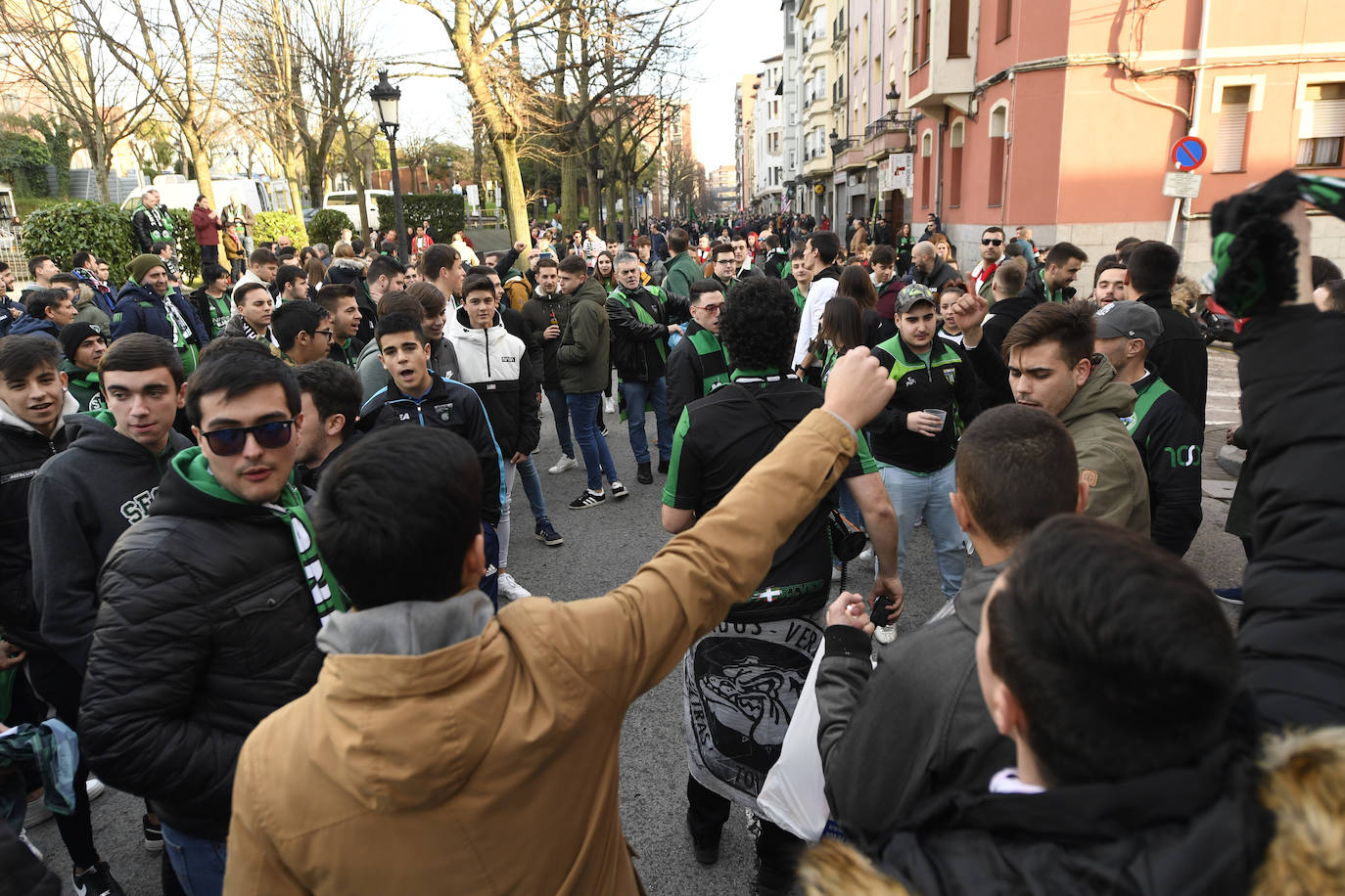 Fotos: Fiesta en Sestao en el derbi copero