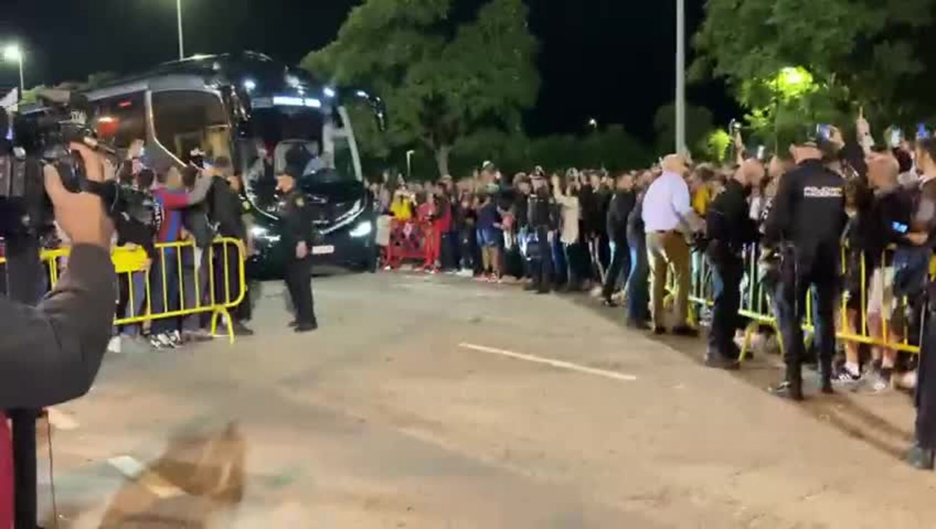 El Athletic llega al estadio