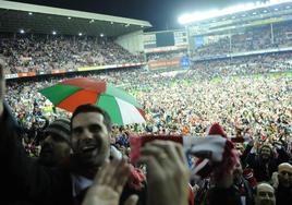 Los recuerdos de la histórica remontada al Sevilla: «Toda Bizkaia se volcó en ese partido»