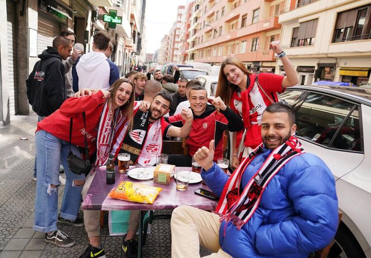 El ambiente en Bilbao para la semifinal de Copa