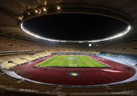 Imagen del estadio de La Cartuja, sede de la final de Copa el 6 de abril.