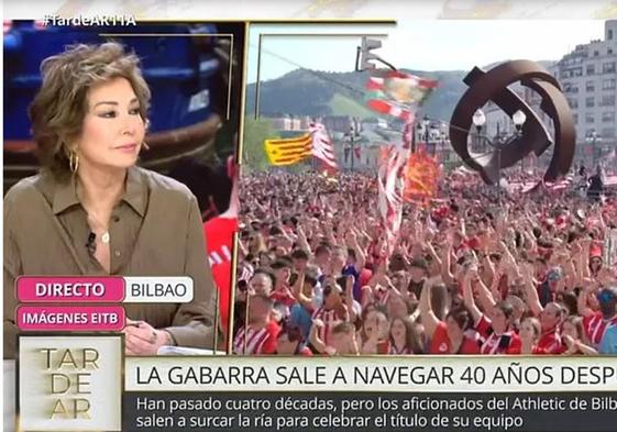 La pulla de Ana Rosa Quintana a la afición del Athletic: «Campeones de Copa... del Rey»