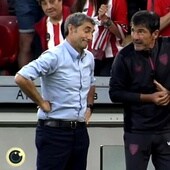 El divertido momento de Valverde y Muniain: «Ahora no te puedo cambiar»