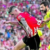 Sancet marcó un bonito gol contra el 'submarino amarillo'.