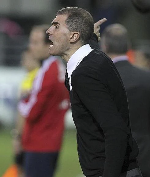 El entrenador del Eibar Gaizka Garitano.