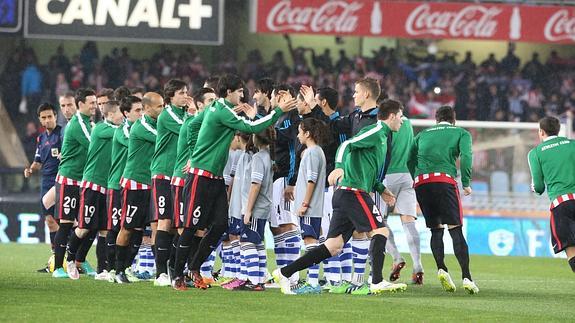 Athletic - Real Sociedad, el pasado diciembre en Anoeta.