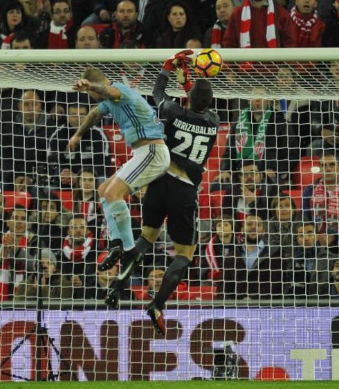 Kepa, en un momento del partido.