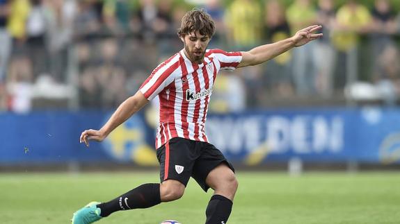 Yeray, durante un partido.