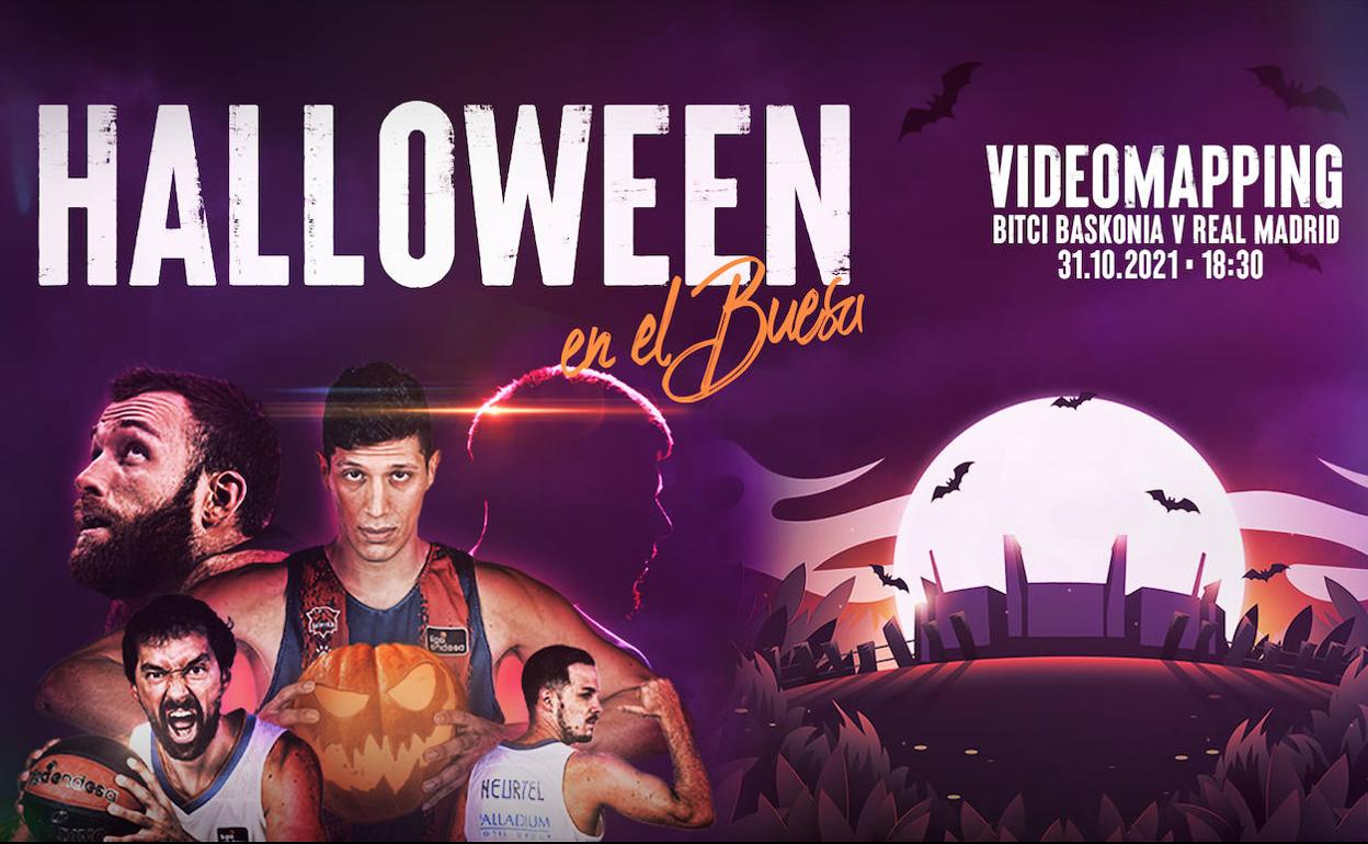 El Buesa Arena se vestirá de Halloween para recibir al Real Madrid este domingo