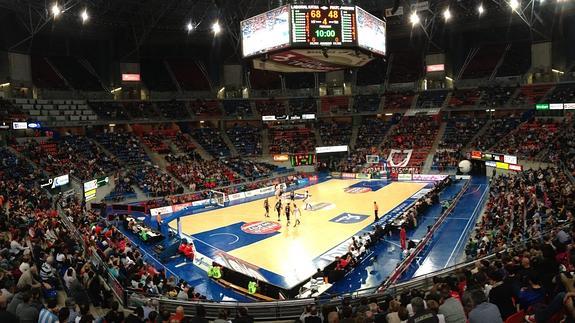 El Fernando Buesa Arena durante un partido del Baskonia. 